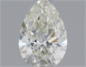 Diamante Natural 0.51 quilates, De pera , Color J, claridad SI1 y certificado GIA