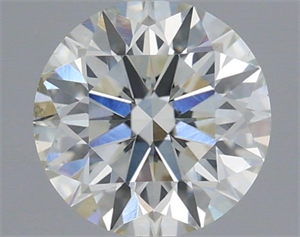 Picture of Natural Diamond 0.71 Carats, Round with Excellent Cut, H Color, SI1 Clarity and Certified by IGI