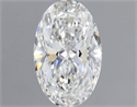 Diamante Natural 0.57 quilates, Ovalado , Color F, claridad VS1 y certificado GIA