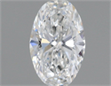 Diamante Natural 0.58 quilates, Ovalado , Color F, claridad VS2 y certificado GIA