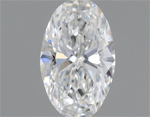 Foto Diamante Natural 0.58 quilates, Ovalado , Color F, claridad VS2 y certificado GIA de