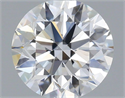 Natural Diamond 0.90 Carats, Round with Excellent Cut, E Color, VS2 Clarity and Certified by GIA