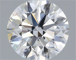 Picture of Natural Diamond 0.90 Carats, Round with Excellent Cut, E Color, VS2 Clarity and Certified by GIA