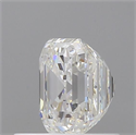 Natural Diamond 1.01 Carats, Asscher with  Cut, I Color, IF Clarity and Certified by GIA