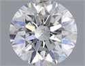 Natural Diamond 1.01 Carats, Round with Excellent Cut, E Color, SI2 Clarity and Certified by IGI
