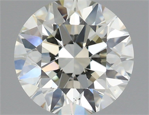 Picture of Natural Diamond 2.14 Carats, Round with Excellent Cut, J Color, VS1 Clarity and Certified by IGI