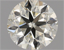 Diamante Natural 0.70 quilates, Redondo , Color K, claridad VVS2 y certificado IGI