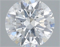 Natural Diamond 0.61 Carats, Round with Excellent Cut, F Color, SI2 Clarity and Certified by IGI