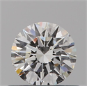 Natural Diamond 0.44 Carats, Round with Excellent Cut, F Color, VS2 Clarity and Certified by GIA
