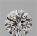 Natural Diamond 0.42 Carats, Round with Excellent Cut, G Color, VS2 Clarity and Certified by GIA