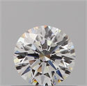 Natural Diamond 0.43 Carats, Round with Excellent Cut, G Color, VS2 Clarity and Certified by GIA