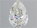 Natural Diamond 1.03 Carats, Pear with  Cut, H Color, SI2 Clarity and Certified by IGI