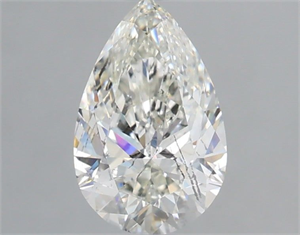 Picture of Natural Diamond 1.03 Carats, Pear with  Cut, H Color, SI2 Clarity and Certified by IGI