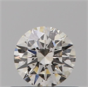 Natural Diamond 0.41 Carats, Round with Excellent Cut, J Color, SI2 Clarity and Certified by GIA