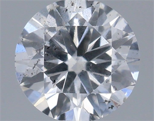 Picture of Natural Diamond 0.40 Carats, Round with Excellent Cut, F Color, I1 Clarity and Certified by IGI