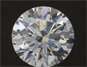 Natural Diamond 1.06 Carats, Round with Excellent Cut, H Color, SI1 Clarity and Certified by GIA