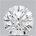 Natural Diamond 2.50 Carats, Round with Excellent Cut, D Color, VS2 Clarity and Certified by GIA
