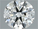 Diamante Natural 0.51 quilates, Redondo , Color I, claridad I1 y certificado IGI