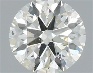 Picture of Natural Diamond 0.41 Carats, Round with Excellent Cut, I Color, I1 Clarity and Certified by IGI