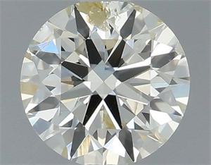 Picture of Natural Diamond 0.42 Carats, Round with Excellent Cut, J Color, I1 Clarity and Certified by IGI