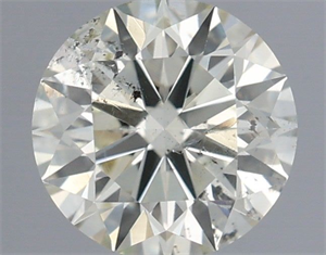 Picture of Natural Diamond 0.50 Carats, Round with Excellent Cut, N Color, I1 Clarity and Certified by IGI
