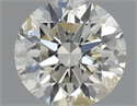 Natural Diamond 0.50 Carats, Round with Excellent Cut, J Color, I1 Clarity and Certified by IGI