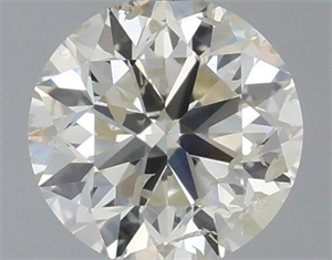 Picture of Natural Diamond 0.50 Carats, Round with Very Good Cut, J Color, I1 Clarity and Certified by IGI