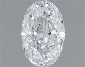 Picture of Natural Diamond 0.50 Carats, Oval with  Cut, D Color, VVS2 Clarity and Certified by GIA