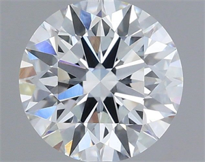 Picture of Lab Grown Diamond 1.05 Carats, Round with Excellent Cut, E Color, VS1 Clarity and Certified by IGI