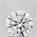 Lab Grown Diamond 2.00 Carats, Round with Ideal Cut, E Color, SI1 Clarity and Certified by IGI