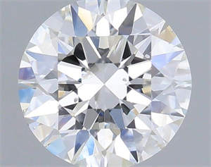 Picture of Natural Diamond 0.72 Carats, Round with Excellent Cut, G Color, I1 Clarity and Certified by IGI
