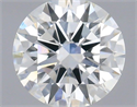 Diamante Natural 0.55 quilates, Redondo , Color F, claridad VS2 y certificado GIA