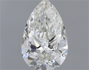 Picture of Natural Diamond 0.50 Carats, Pear with  Cut, G Color, VVS1 Clarity and Certified by IGI