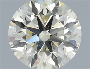 Foto Diamante Natural 0.71 quilates, Redondo , Color K, claridad SI1 y certificado IGI de