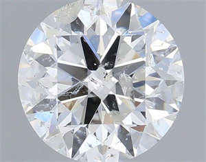 Picture of Natural Diamond 0.80 Carats, Round with Excellent Cut, F Color, I1 Clarity and Certified by IGI