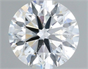 Natural Diamond 0.90 Carats, Round with Excellent Cut, E Color, VS2 Clarity and Certified by IGI