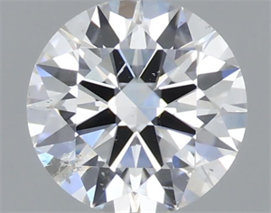 Picture of Natural Diamond 0.61 Carats, Round with Excellent Cut, F Color, SI2 Clarity and Certified by GIA