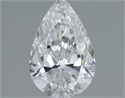 Natural Diamond 0.62 Carats, Pear with  Cut, E Color, SI1 Clarity and Certified by GIA
