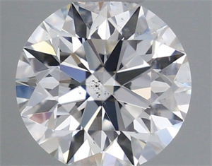 Foto Diamante Natural 0.51 quilates, Redondo , Color E, claridad SI1 y certificado GIA de