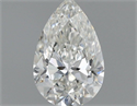Diamante Natural 0.50 quilates, De pera , Color H, claridad SI1 y certificado GIA
