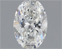 Diamante Natural 0.51 quilates, Ovalado , Color H, claridad VVS1 y certificado GIA