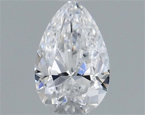 Picture of Natural Diamond 0.50 Carats, Pear with  Cut, D Color, SI1 Clarity and Certified by GIA
