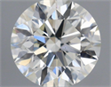 Natural Diamond 0.46 Carats, Round with Excellent Cut, K Color, VS2 Clarity and Certified by GIA