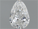 Natural Diamond 0.49 Carats, Pear with  Cut, E Color, SI1 Clarity and Certified by GIA