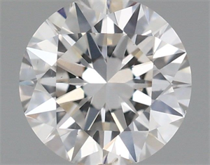 Picture of Natural Diamond 0.40 Carats, Round with Excellent Cut, I Color, SI2 Clarity and Certified by GIA