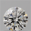 Diamante Natural 0.51 quilates, Redondo , Color H, claridad VS2 y certificado GIA