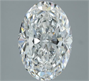 Natural Diamond 3.01 Carats, Oval with  Cut, G Color, VS2 Clarity and Certified by GIA