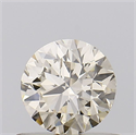 Natural Diamond 0.55 Carats, Round with Excellent Cut, M Color, I1 Clarity and Certified by IGI