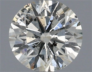 Picture of Natural Diamond 0.40 Carats, Round with Excellent Cut, H Color, SI2 Clarity and Certified by IGI