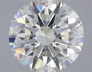 Picture of Natural Diamond 0.40 Carats, Round with Excellent Cut, H Color, SI2 Clarity and Certified by IGI